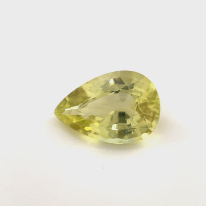 PG-BERBS-1 Chrysoberyl 6.5 x 9.5 MM Pear 1.85cts