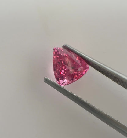 PG-23-23-50 Mahenge Spinel 6.3 MM Trilliant 1.34cts