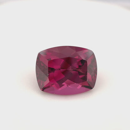 PG-RGBS-123-VJ Rhodolite 9.7 x 12.2 MM Cushion 7.45cts