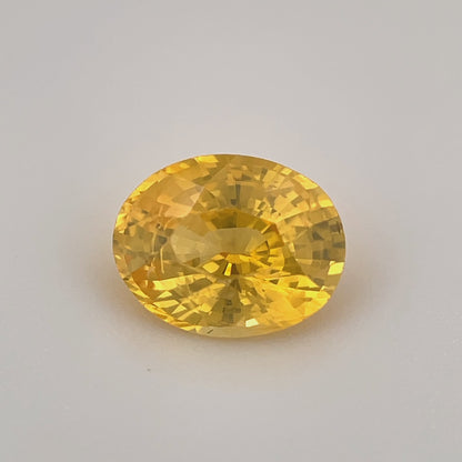 PG-YSABS-35 Yellow Sapphire 5.8 x 7.4 MM Oval