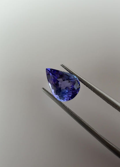 PG-AMT2-29 Tanzanite 7.8 x 10.8 MM Pear 2.6cts