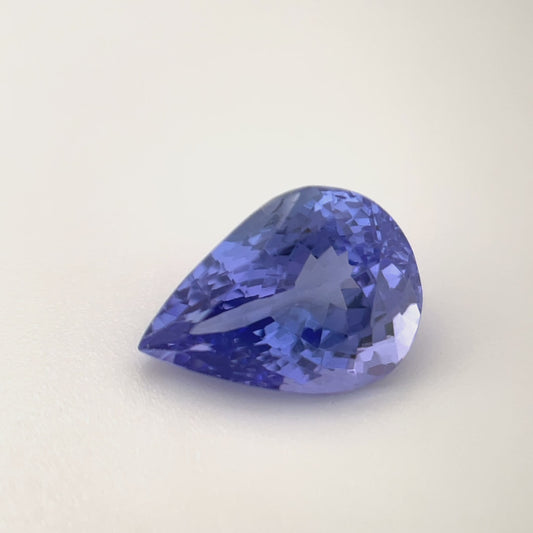 PG-86-294 Tanzanite 7.9 x 11 MM Pear 3.26cts
