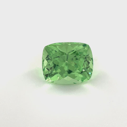 PG-301-25-1 Tsavorite 5.2 x 6.3 MM Cushion 1.32cts