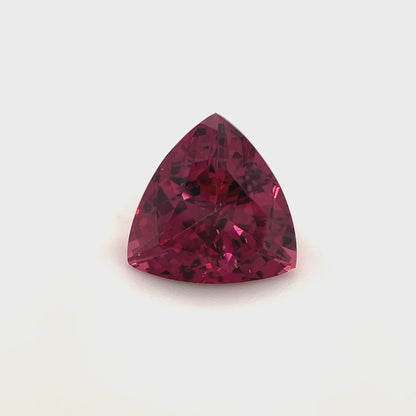 PG-RGBS-204-WO Rhodolite 9 MM Trilliant 3.17cts