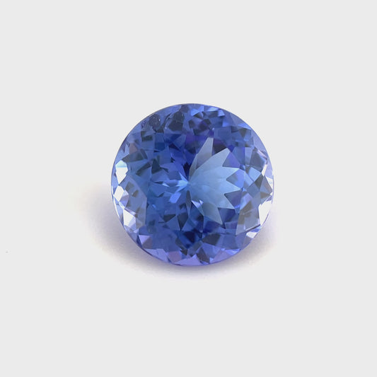PG-TZBS-74 Tanzanite 9.2 MM Round 3.25cts