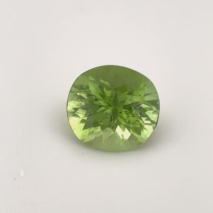 PG-LG5-33-VO Burmese Peridot 7.7 x 8.4 MM Oval 2.37cts