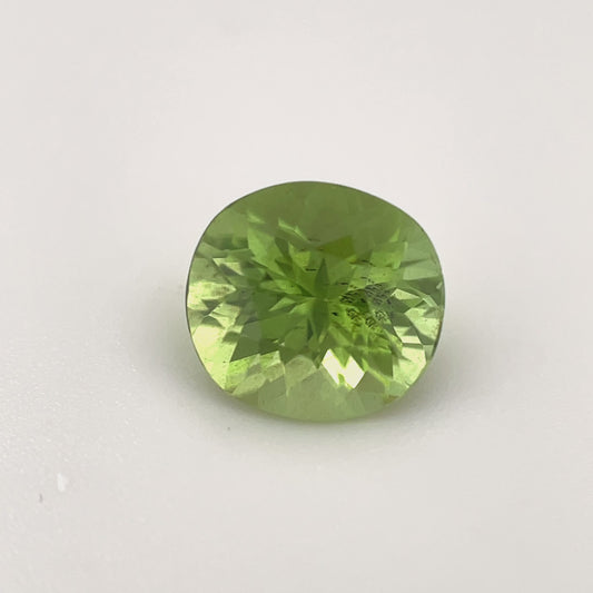 PG-LG5-33-VO Burmese Peridot 7.7 x 8.4 MM Oval 2.37cts