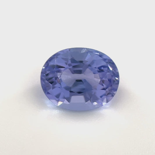 PG-16-84 Tanzanite 6.3 x 7.9 MM Oval 1.65cts