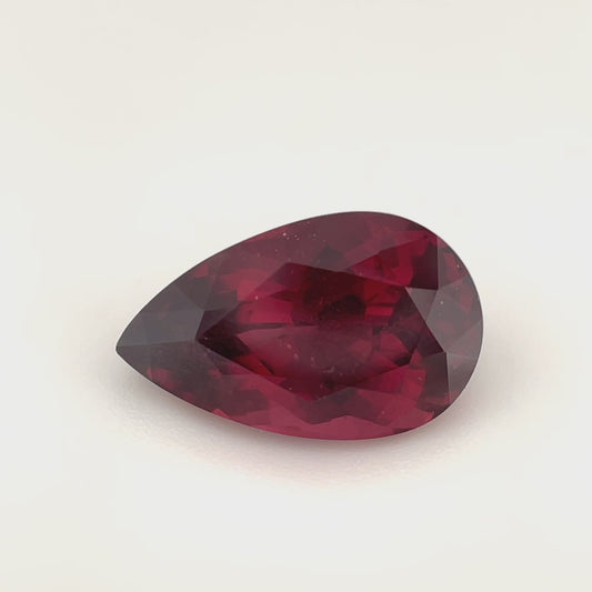 PG-139-55-MJX Rhodolite Garnet 7.2 x 11.2 MM Pear