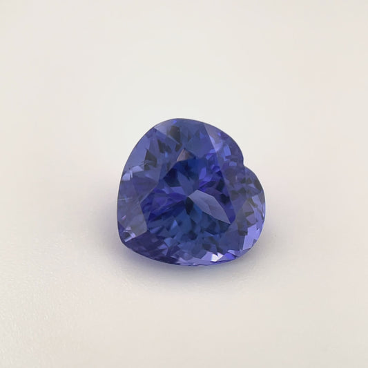 PG-243-120 Tanzanite 8.8 x 9.4 MM Heart 3.72cts