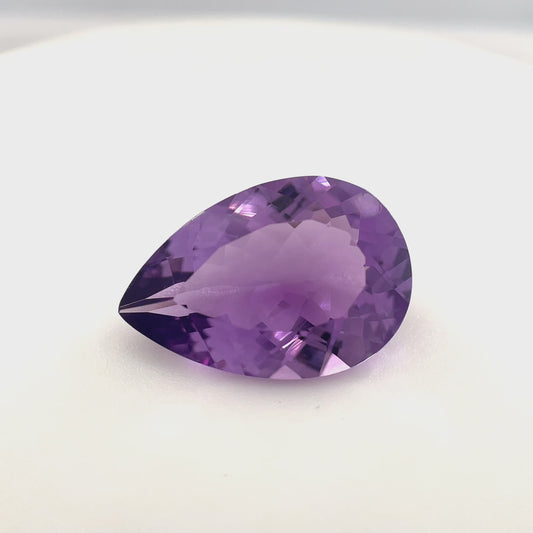 PG-AMBS-1-WO Pink Amethyst 11 x 16 MM Pear 5.9cts