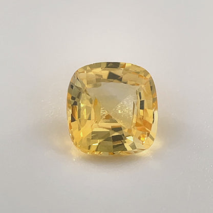 PG-YSABS-23 Yellow Sapphire 5.7 x 6 MM Cushion