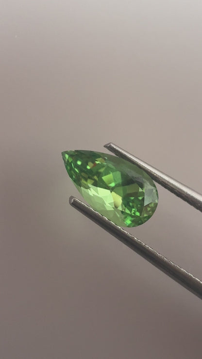 PG-302-110-1 Tsavorite 5.9 x 10.4 MM Pear 2.06cts