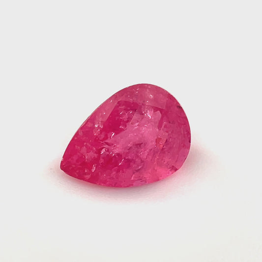 PG-SPBS-138 Mahenge Spinel 6 x 8.3 MM Pear 1.42cts