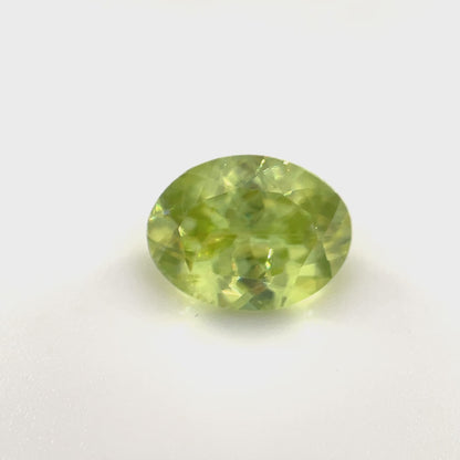 PG-PA22-3-VJ Sphene 7 x 9.2 MM Oval 2.12cts