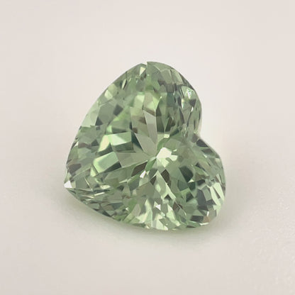 PG-325-2-27 Merelani Mint Garnet 8.2 x 9 MM Heart