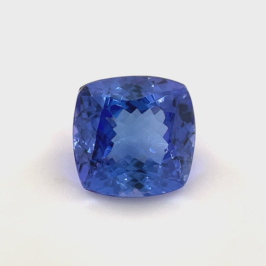PG-153-13 Tanzanite 7.7 x 7.8 MM Cushion 2.6cts
