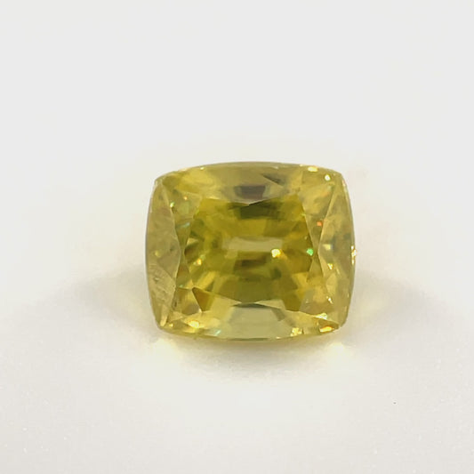 PG-49-355 Madagascar Sphene 5.0 x 5.8 MM Cushion 1.08cts
