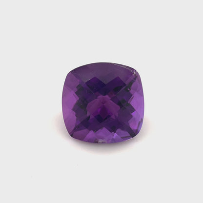 PG-298-27-MO Rwanda Amethyst 10.0 MM Cushion 4cts