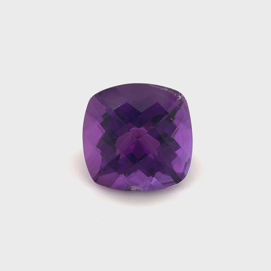 PG-298-27-MO Rwanda Amethyst 10.0 MM Cushion 4cts