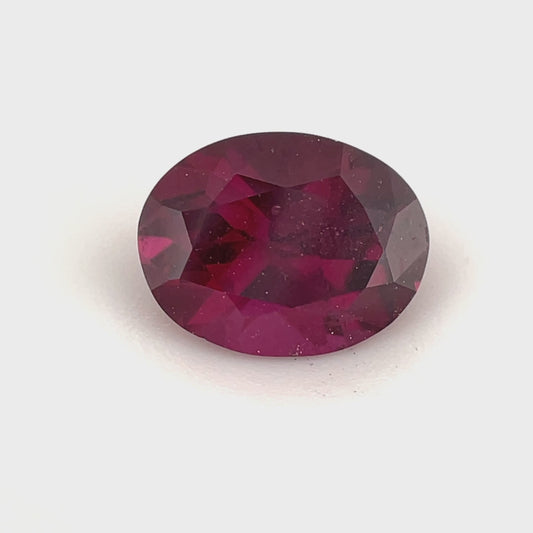 PG-243-57-MUX Mozambique Rhodolite Garnet 6.4 x 8.3 MM Oval