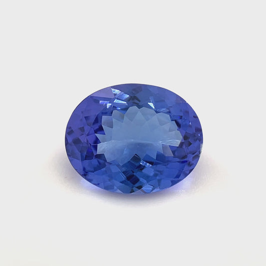 PG-208-9 Tanzanite 8.3 x 10.2 MM Oval 2.97cts