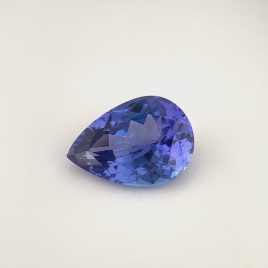 PG-79-118 Tanzanite 8.2 x 11.5 MM Pear 3.2cts