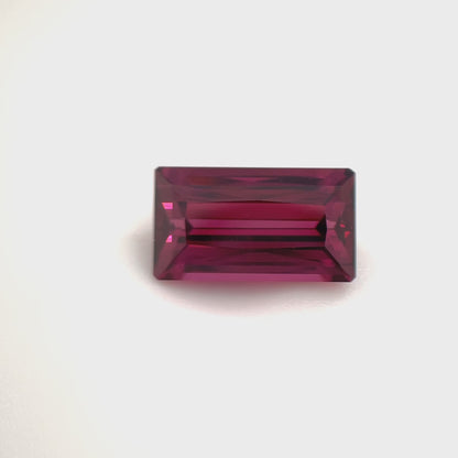PG-148-207 Rhodolite Garnet 6.3 x 11.1 MM Emerald 3.28cts