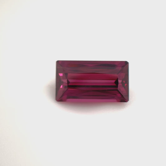PG-148-207 Rhodolite Garnet 6.3 x 11.1 MM Emerald 3.28cts