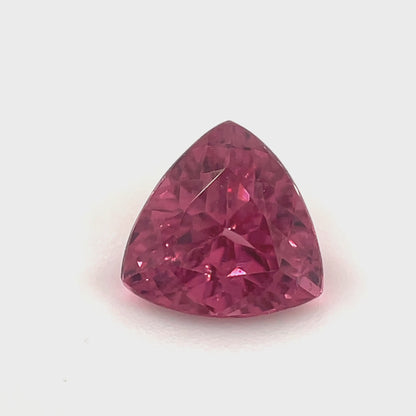 PG-SPBS-161 Mahenge Spinel 6.7  MM Trilliant 1.07cts