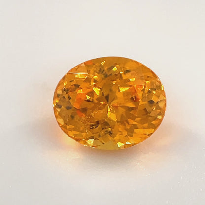 PG-224-10-2 Spessartite 7.1 x 7.9 MM Oval 1.33cts