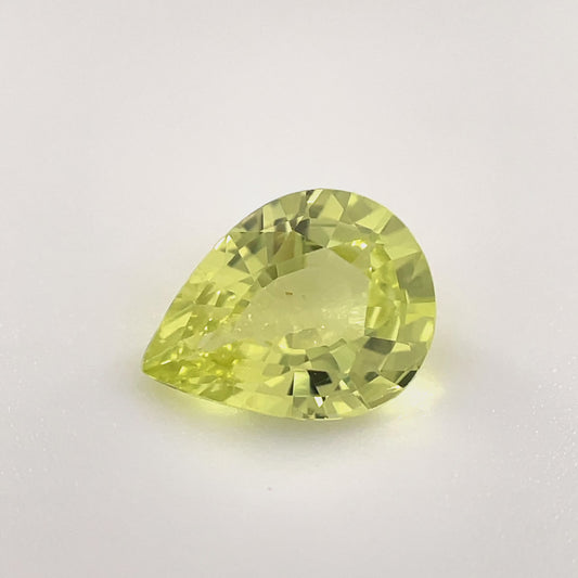 PG1-47B-15-22 Chrysoberyl 6.6 x 8.8 MM Pear 1.63cts