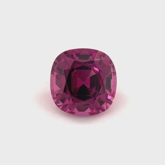 PG-IC851-11 Mahenge Garnet 6.5 MM Sq Cushion 1.62cts