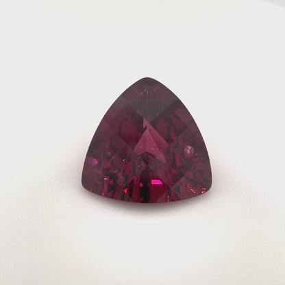 PG-148-159 Rhodolite Garnet 11.1 x 11.1 MM Trilliant 4.69cts