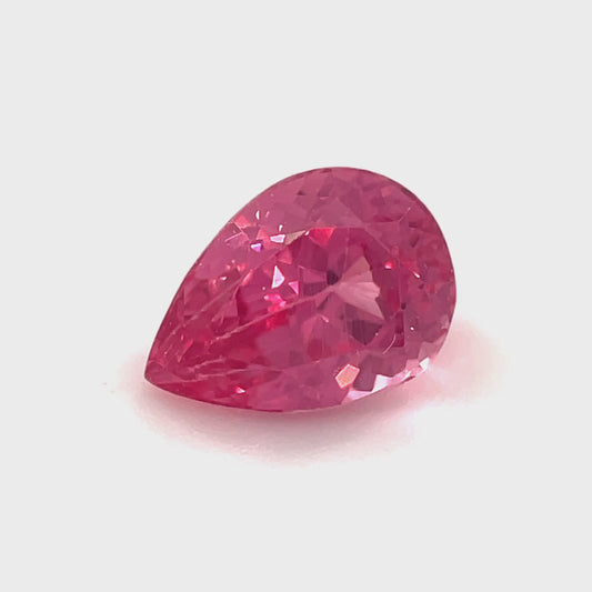 PG-MSP-8 Mahenge Spinel 5.8 x 8 MM Pear 1.38cts