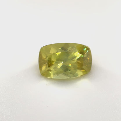 PG-I609-114-WO Zimbabwe Sphene 6.1 x 9.2 MM Cushion 2.28cts