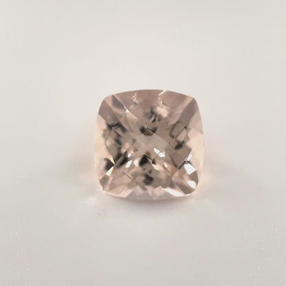 PG-306-6-SO Morganite 7 MM Sq Cushion 1.34cts