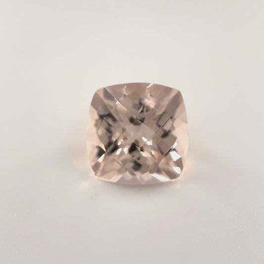 PG-306-6-SO Morganite 7 MM Sq Cushion 1.34cts
